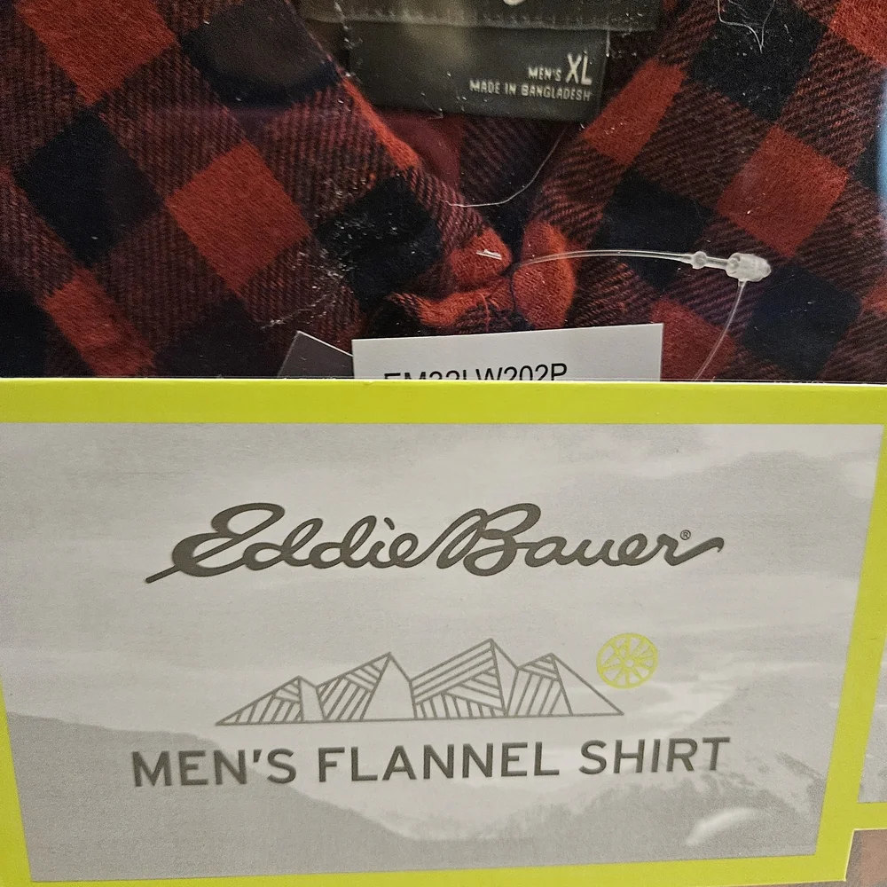Eddie Bauer Red and Black Plaid Furnitur